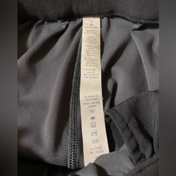 LULULEMON ATHLETICA Keep Moving Pant 7/8 High Rise in Heritage Camo Deep Coal - Picture 10 of 11